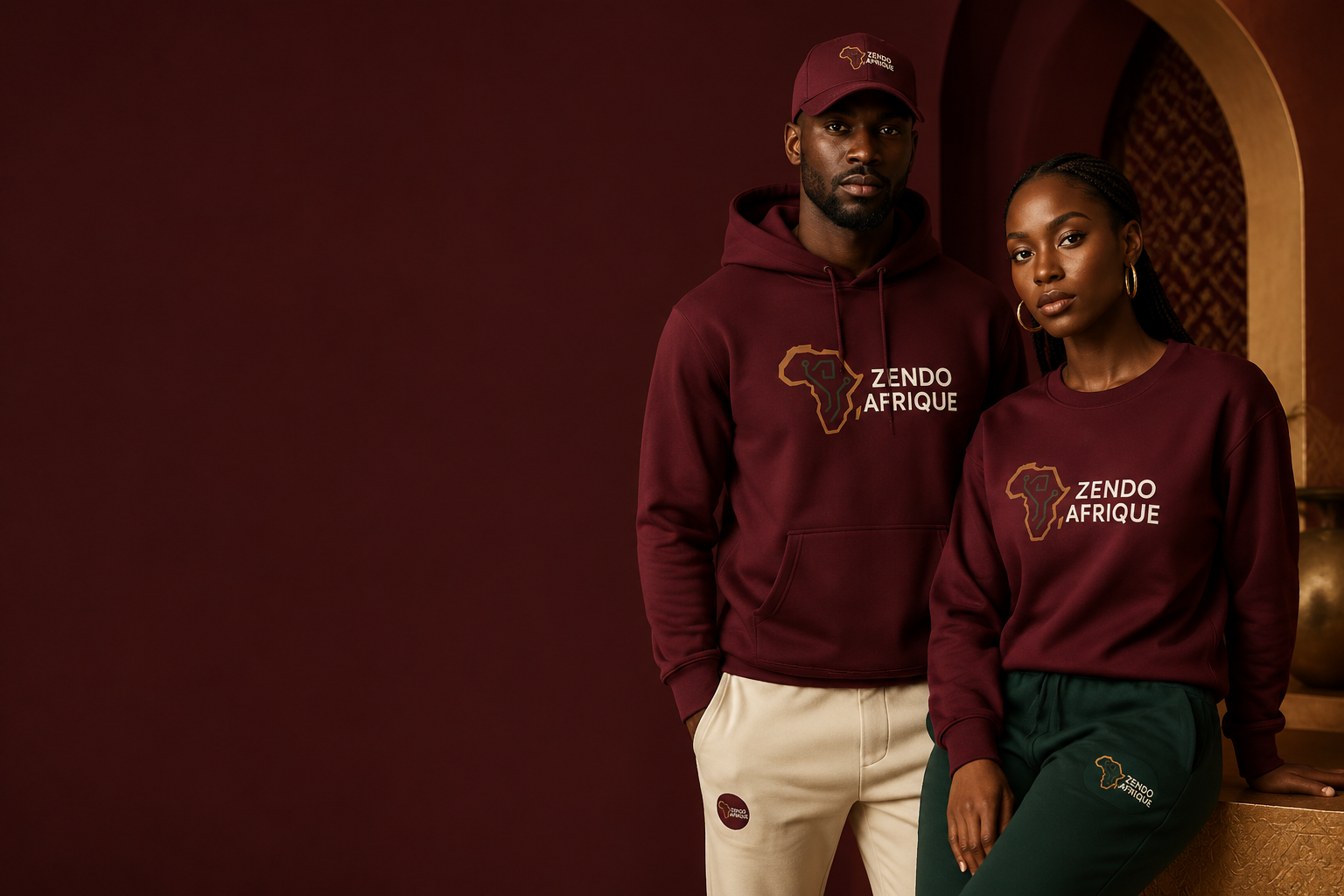 Collection de hoodies Zendo Afrique